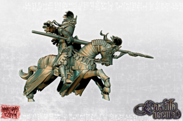 Dragon Knight on horse - Minifaktura - Druk 3D