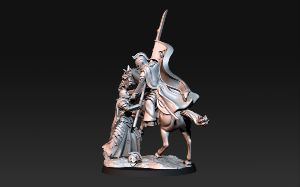 Bloody Elf Mounted Banner - Scena