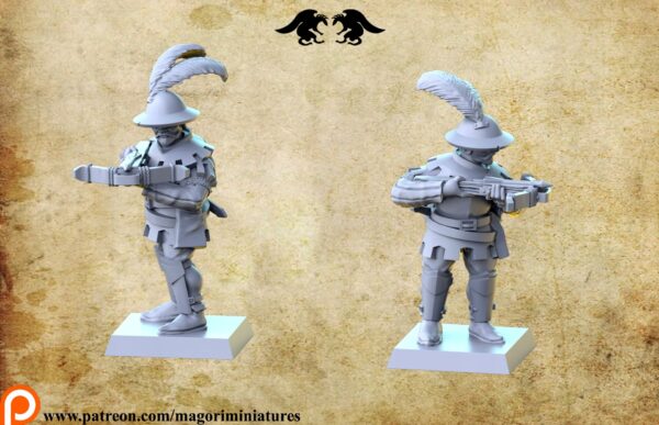 Pavese Mercenary Crossbowman - Magori Miniatures