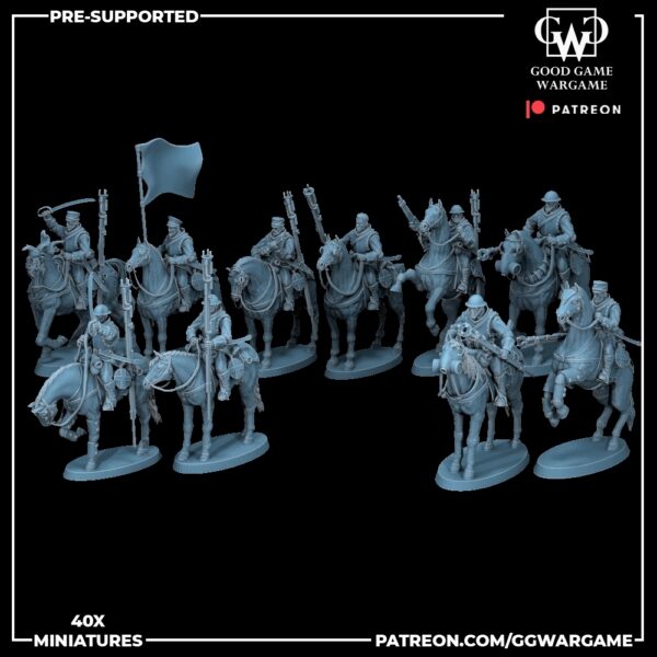 Foreign Legion Cavalry 5 szt - Minifaktura
