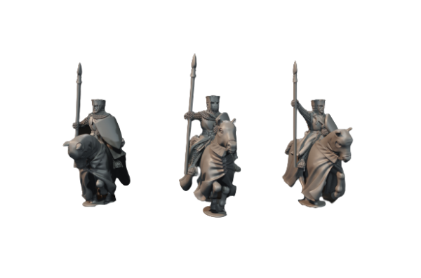 5c6e56db8e6349203a3dc2a614bdc857.png 13th Century Knights with Lances - Rycerze 6 Póz