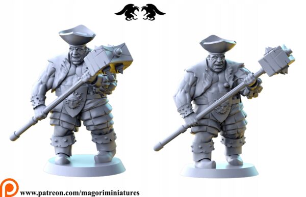 Ogre mercenaries #1- Magori Miniatures - Druk 3D