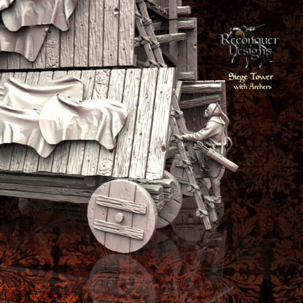 5cac6d3cd4c501552b2bf448ed1dfd3e.jpg Medieval Siege Tower and Archers