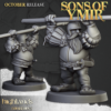 Dwarf Mercenary Pikemen - 17x + CMD