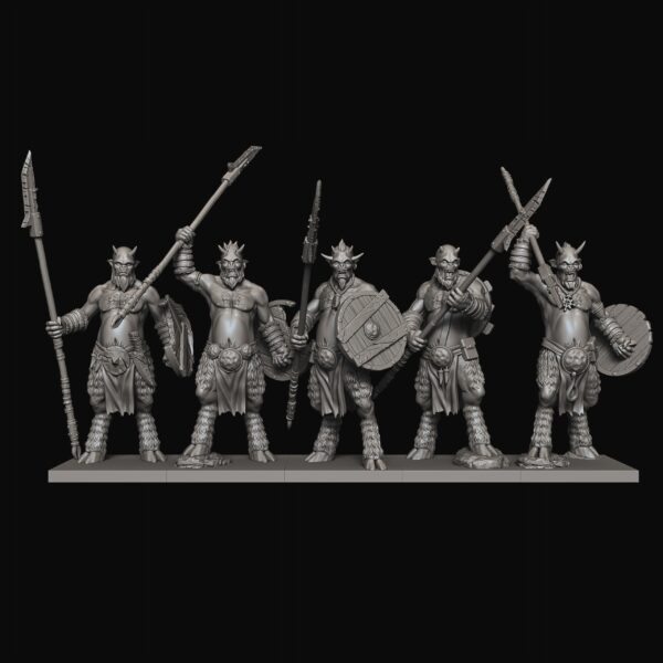 Mongrel / Ungor with spears - Druk 3D