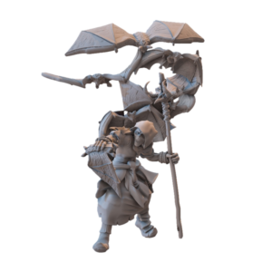 Goblin Shaman on Foot - Goblin Szaman z Nietoperzami