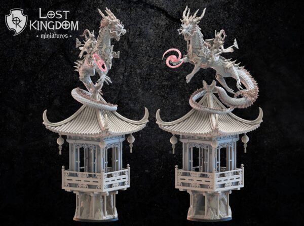 5e96e6f998f9a315b9fdfc504b1058d5.jpg Dark Elves - Shiro, Chieftain on Tatsu - Druk 3D
