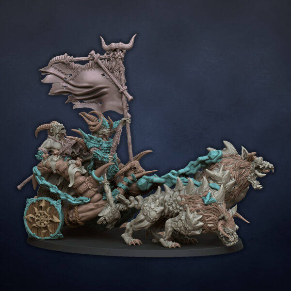Beast Chieftain in Chariot - x1