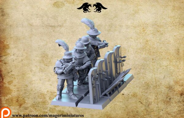 Pavese Mercenary Crossbowman - Magori Miniatures