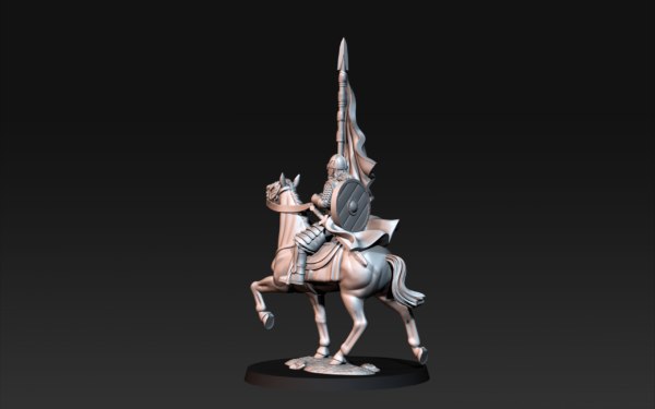 West Human Banner on Horse - x1 - obrazek 3
