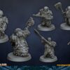 Dwarven Greybeards + CMD - DL Miniatures - Druk 3D