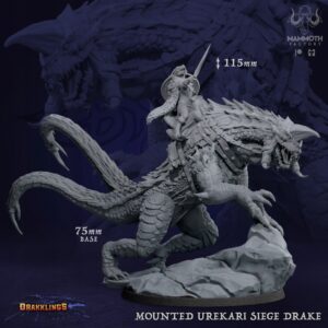 Mounted Urekari Siege Drake - Mammoth Factory - Minifaktura