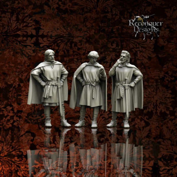 10th-13th Century Christian Nobles - x3