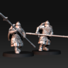 Silver Goat Dwarves Spearmen on Foot - 6x