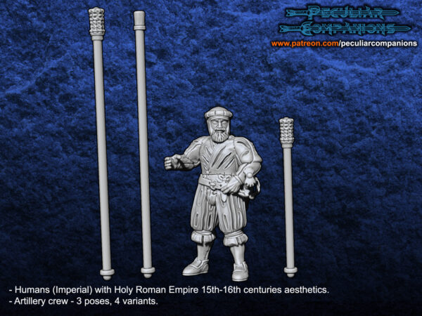 The Empire Artillery Crew - x1