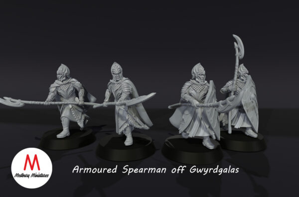 Armoured Spearman of Gwyrdgalas - Wood Elves Włócznicy