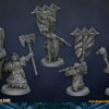 Dwarven Greybeards + CMD - DL Miniatures - Druk 3D