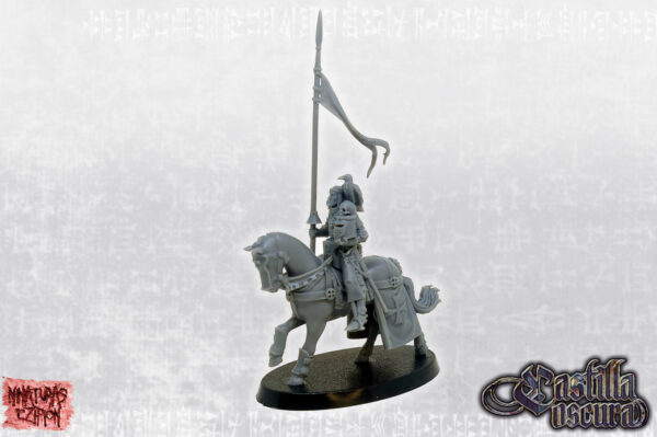 Knight of Misfortune - Mounted Version - Minifaktura - Druk 3D
