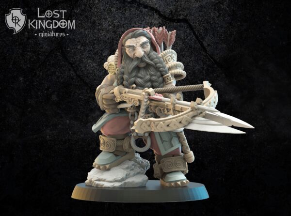 Harald, Armbrost Hero - Dwarven Holds - Druk 3D