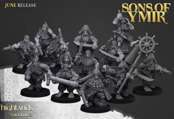 Dwarf Pirates - x10