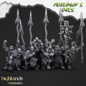 Cave Orcs - x7 + x3 CMD