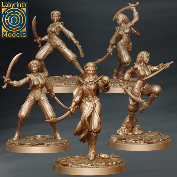 Sword Dancers and an Enchantress