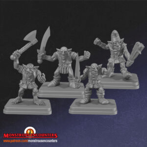 Classic Goblins x4 - Monstrous Encounters