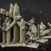 Medieval Trebuchet and Crew - Trebusz i Załoga