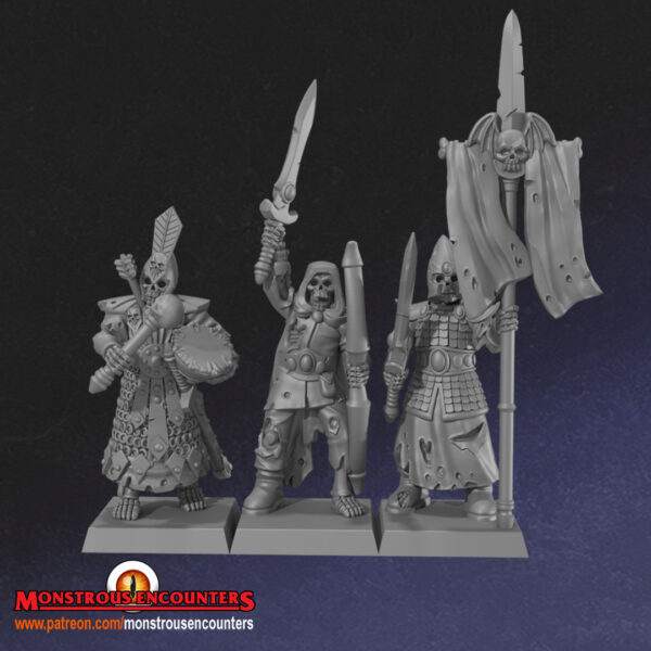 64a09717a0cd0afbfd41c452da8c87c0.jpg Skeleton Archers Unit 17x + CMD 3x - Monstrous Encounters
