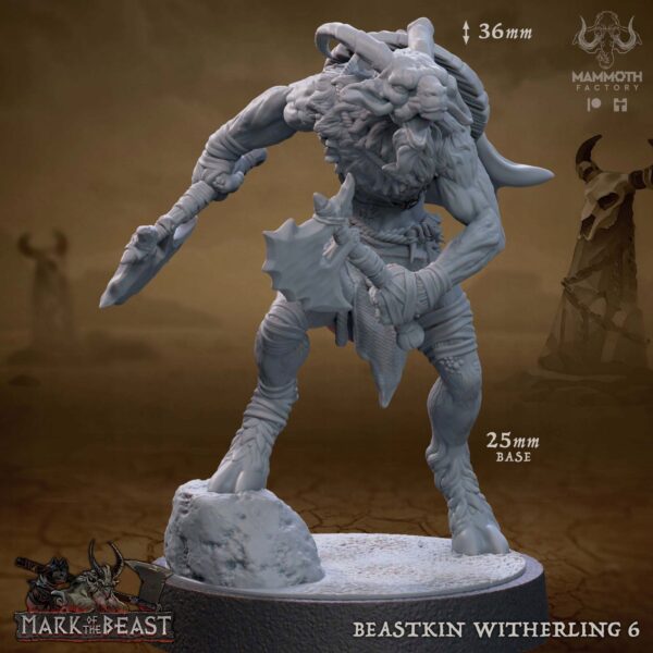 Beastkin Witherling #6 - Mammoth Factory - Druk 3D