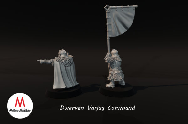 Dwarven Varjag Commanders - Krasnoludźcy Dowódcy 2x