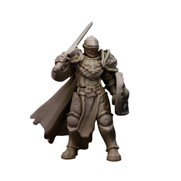 Knight Sword and Shield 2 - Modular Head
