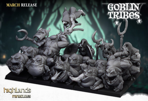 Swamp Goblins Herders and Frogs - 15x