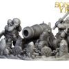 Dwarf Cannon On Wheels + Załoga