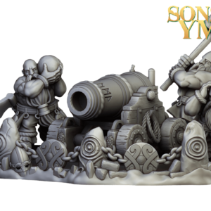 66d5e6205b03e9c6ec171cfade2a0227.png Dwarf Cannon On Wheels + Załoga
