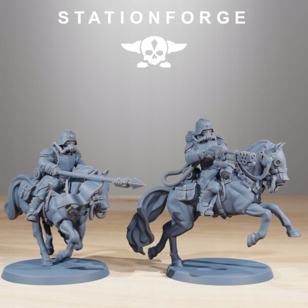 Grim Guard Cavalry x10 - Station Forge - Druk 3D