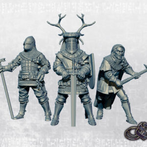Castilian Lay Knights - Set - Minifaktura - Druk 3D