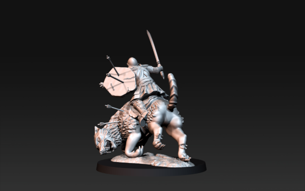 Dead Warg Rider - x1