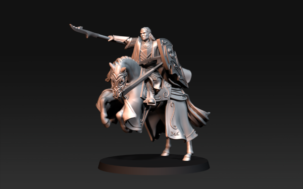 Bloody Elven King Mounted - Lord Elfów - Davale Games