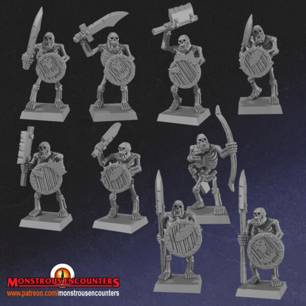 Orc Skeletons - Monstrous Encounters