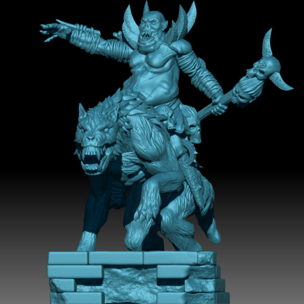 Orc Shaman Mounted