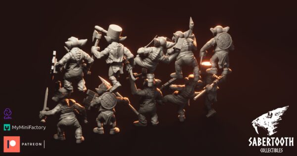 Gnoblin Fighters x10 - SC - Minifaktura
