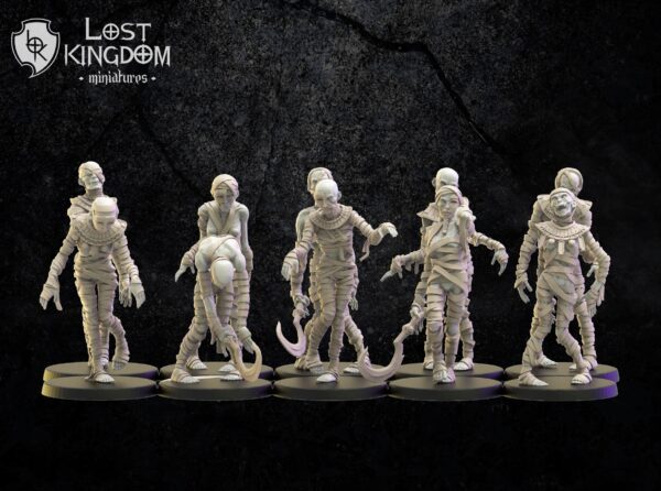 Damned Regiment / Mummies - Lost Kingdom - Druk 3D