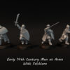 6b9bf800ead7bb121ec50bce330979d9.jpg Early 14th century men at arms with Falchions - 4x