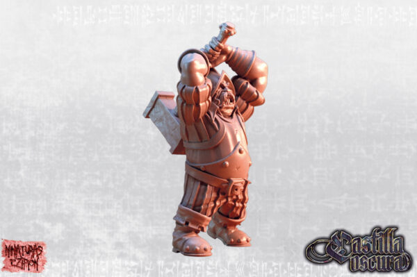 MERCENARY OGRE - SOUTHERN VENTURER - 65mm - Minifaktura - Druk 3D