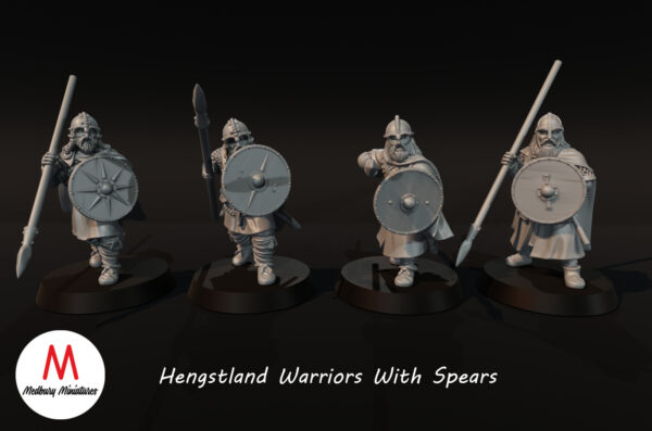 6c6618dc46e78776f239021c8b60e9bf.jpg Hengstland Warriors with Spears - 4 Pozy