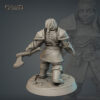 Female Dwarf with Handaxe