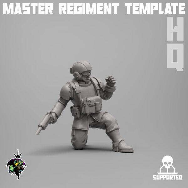 Master Regiment Template HQ Expansion - 8 szt.