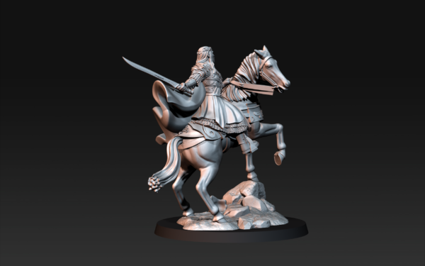 King of the Forest Elves on Horse - Król Leśnych Elfów na Koniu - Davale Games