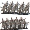 Nightfall Knights on foot x10 - Lost Kingdom Miniatures - Druk 3D
